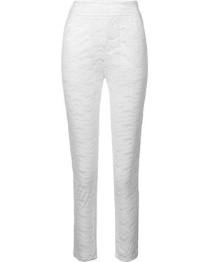 Amy Lynn Penny Lace Capri Trousers - White