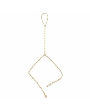La Soula Jewelry Soraya Foot Chain - Metallic