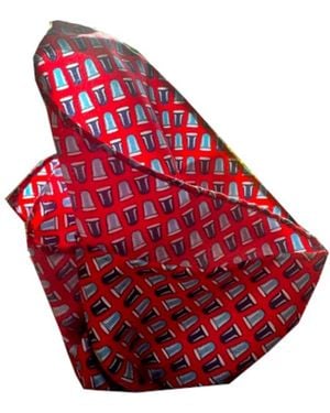 Lazyjack Press Flip Cup Pocket Square - Red
