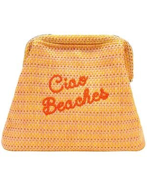 Lilly Loves Neon Ciao Beaches Beach Clutch - Orange