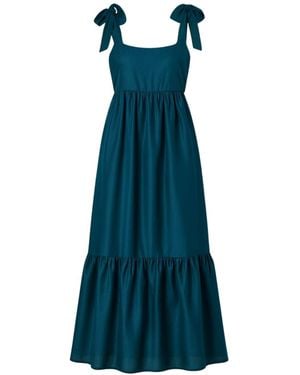 Transcend Lily Dress Plain - Blue