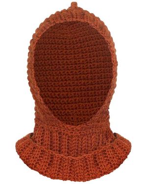 Van Brussel Nova Crochet Hood - Brown