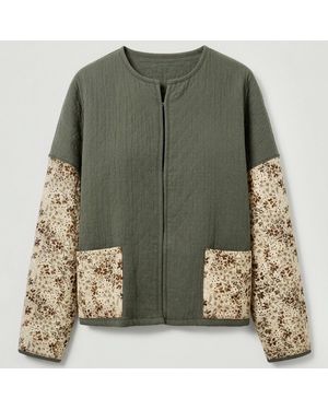 Italia A Collection The Joni Crew Jacket - Green