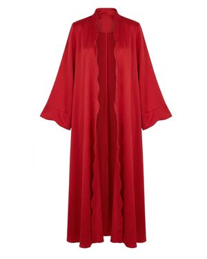 Ashita Fernandes Aria Abaya - Red