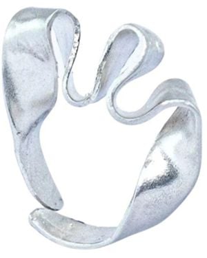 Oolo London The Ribbon Ring - Metallic