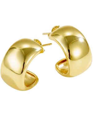 Cc Joy Studio The Arc Vermeil Hoops - Metallic