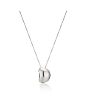 Didier Dubot Miss. Doux Sculpted D Necklace - Metallic