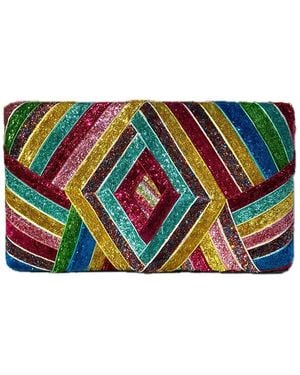 Simitri Prism Diamond Clutch - Multicolor