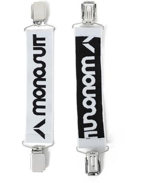 Monosuit Multi-Functional Elastic Leashes - White