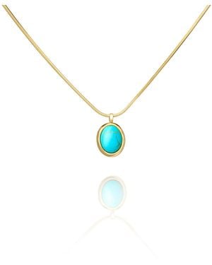 Arctic Fox & Co. The Small Pendant Necklace - Blue