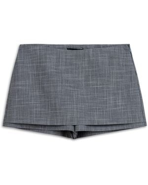Nocturne Low Waist Mini Skort - Grey
