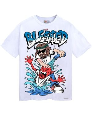 VERYRARE Jesus Blessed Tee - Blue
