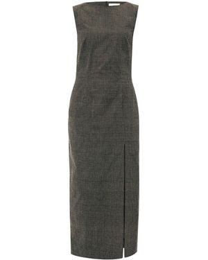 Me Esse Organic Cotton Long Pencil Dress Michelle - Grey