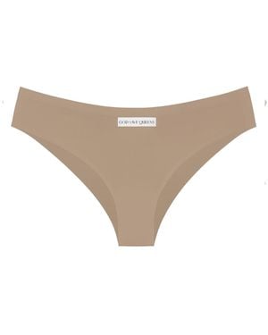 GOD SAVES QUEENS Neutrals Second Skin Brief Mocha - Natural