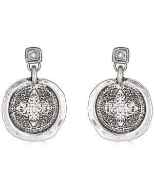 Loni Paul Jewelry Filagree Coin Earring - Metallic