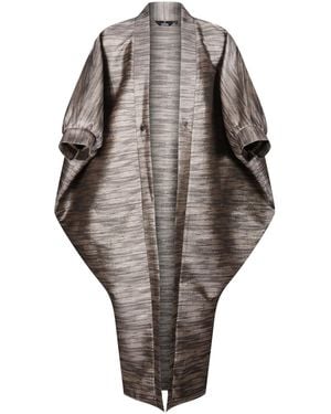 Lioness by Tf Champagne Sand Storm Midi Kimono Jacket - Grey