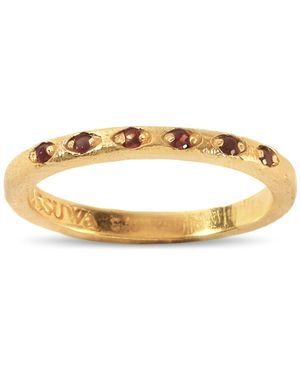 ASSUWA Antonius Garnet Ring - Metallic
