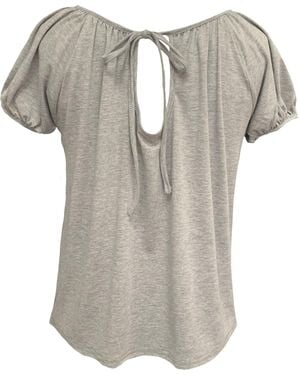 Frock Tales Posey Gathered Top - Grey