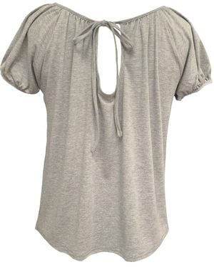 Frock Tales Posey Gathered Top - Gray