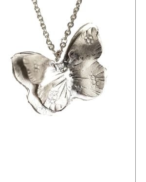 Lily Flo Jewellery Butterfly Necklace - Metallic