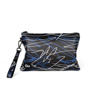 Qu Scribbles Pouch - Blue