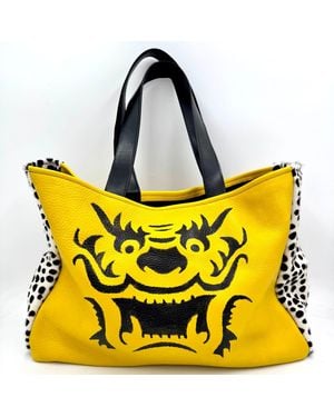 Lynn Tallerico Mahjong Tote - Yellow