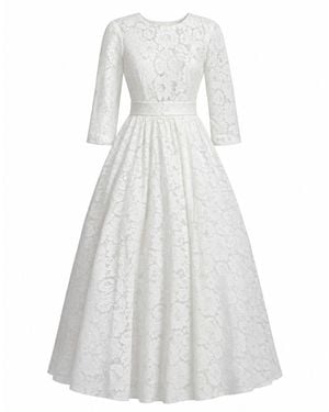 MATSOUR'I Lace Dress Viktoria - White