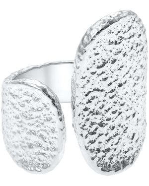 Lucy Quartermaine Open Hula Ring - White