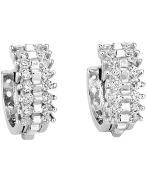 Esterah Huggie Earrings - Metallic