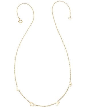 Heather Hawkins Jewelry Love Spaced Out Fourteen Karat Fine Jewellery Necklace - White