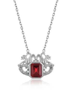 Stefan Tiron Lancelot Silva Neclace - White
