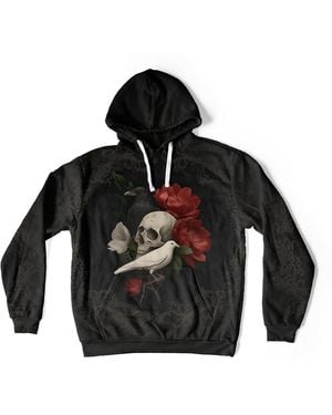 Aloha From Deer Phantom Memento Oversize Hoodie - Black
