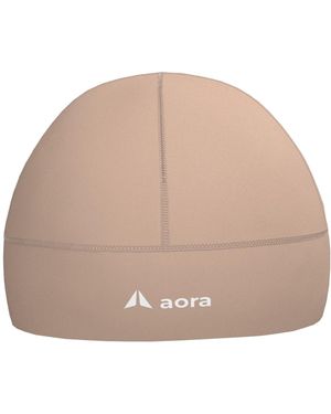 Aora Athletics Eco-Friendly Beanie With Lightweight Warm Breathable Knit For Outdoor, Athleisure, Travel, And Everyday Wear - Natural