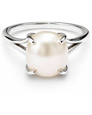 Pearl Code Keshi Pearl Ring – Statement Ring - White