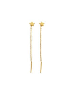Argento Vivo The Star Threader Earring - Metallic