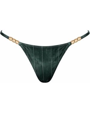 Belletage Swimwear The Mia Bikini Bottom - Green
