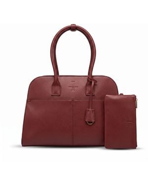 The Bag Icon The St. Cyr Modern Tote Bag - Red