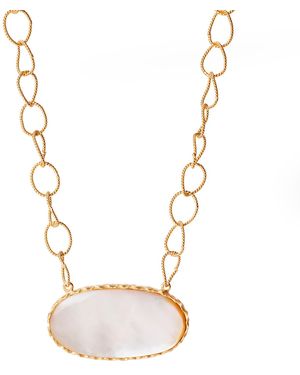Christina Greene Simple Necklace - Metallic