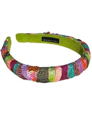 Simitri Pastel Dune Headband - Green