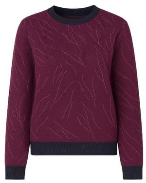 Conquista Trim Detail Sweatshirt - Purple
