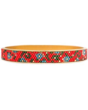 EDEN + ELIE Modern Peranakan Narrow Bangle - Red