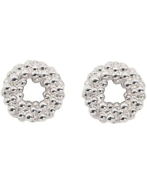 Dainty London Mini Barnacle Hoops - Metallic