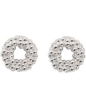 Dainty London Mini Barnacle Hoops - Metallic