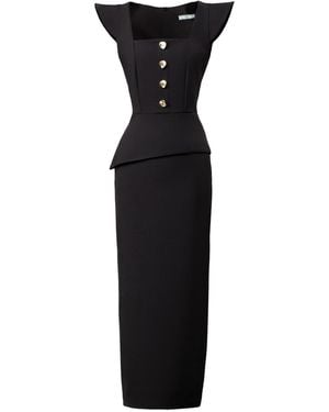 Tuva Collection Umbrella Dress - Black