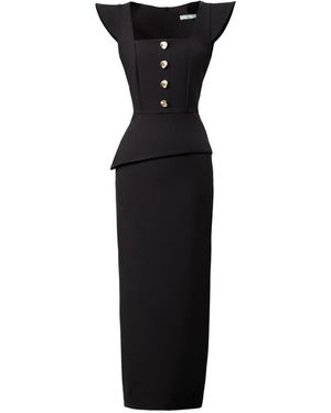 Tuva Collection Umbrella Dress - Black