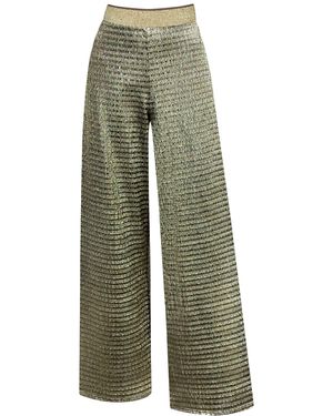Me & Thee Nemesis Wide Leg Trousers - Green