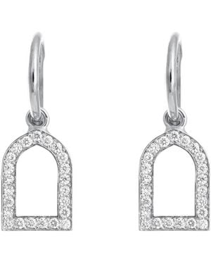 Sheida Farrokhi Sahra Diamond Earrings - Metallic