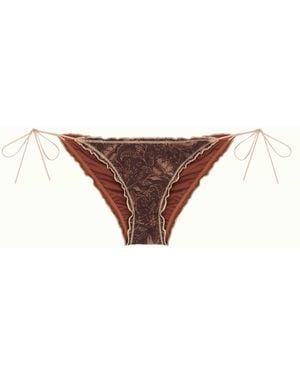 Camila Ctg Lanzarote Rizo Bikini Bottom - Brown
