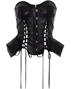 Paloma Lira Dark Heart Corset - Black