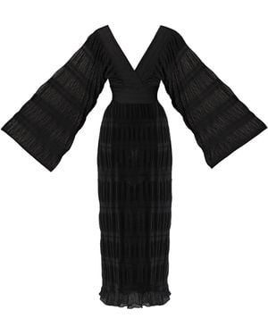Sanctumum Callia Kimono Dress - Black